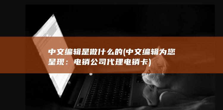 中文编辑是做什么的