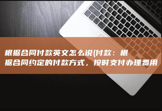 根据合同付款英文怎么说 (付款：根据合同约定的付款方式，按时支付办理费用。)